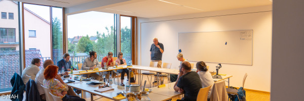 Steuerungsgruppe bei der Arbeit