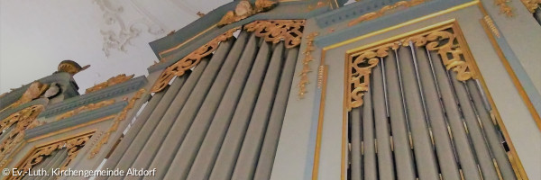 Orgel in der Altdorfer Laurentiuskirche