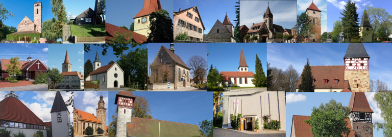 Kirchengemeinden im Dekanat Altdorf