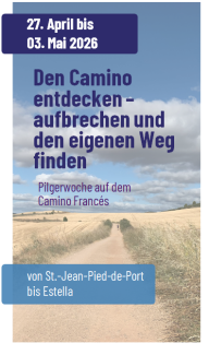 Ausschreibung Pilgern Spanien 2026